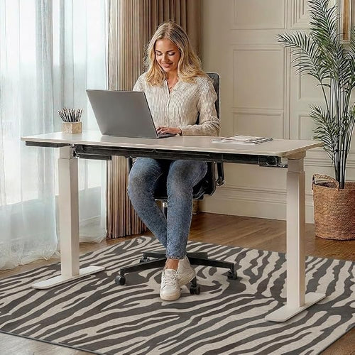 36"x48" Office Chair Mat for Hardwood Tile Floor, Under Desk Carpet Protector - Image 2