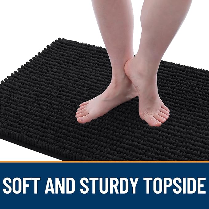 OLANLY Dog Door Mat for Muddy Paws 59x20, Ultra Absorbent Chenille Mud Doormat - Image 3