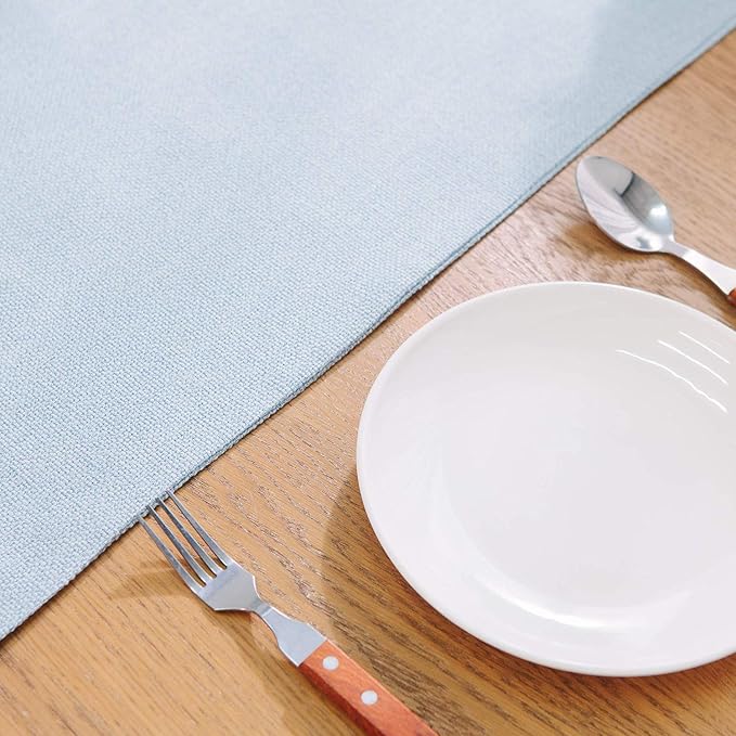 Soft Caddice Faux Linen Table Runner eco-Friendly Fabric Handcrafted Runner - Image 5