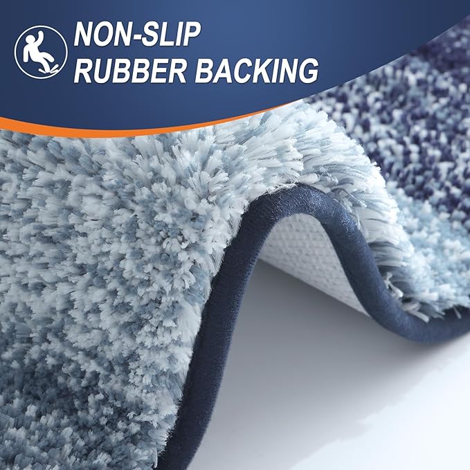 OLANLY Bathroom Runner Rugs Mat 44x24, Extra Soft Absorbent Microfiber Bath Rugs - Image 5