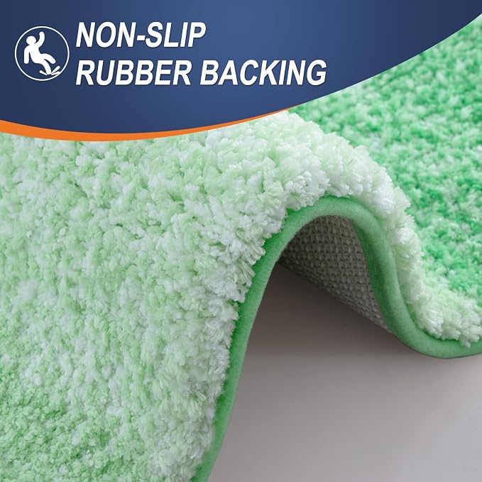 OLANLY Bathroom Runner Rugs Mat 47x24, Extra Soft Absorbent Microfiber Bath Rugs - Image 4
