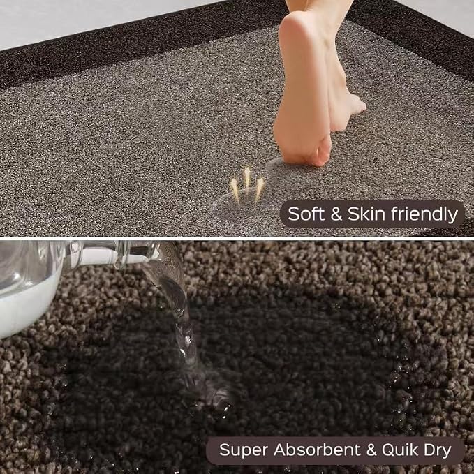Machine Washable Runner Rug 32" x 120", Non Slip Kitchen Mat - Image 2