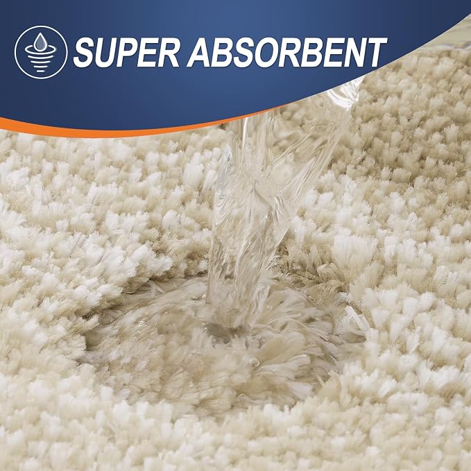 OLANLY Large Bathroom Rugs Mat 45x27, Extra Soft Absorbent Microfiber Bath Rugs - Image 4