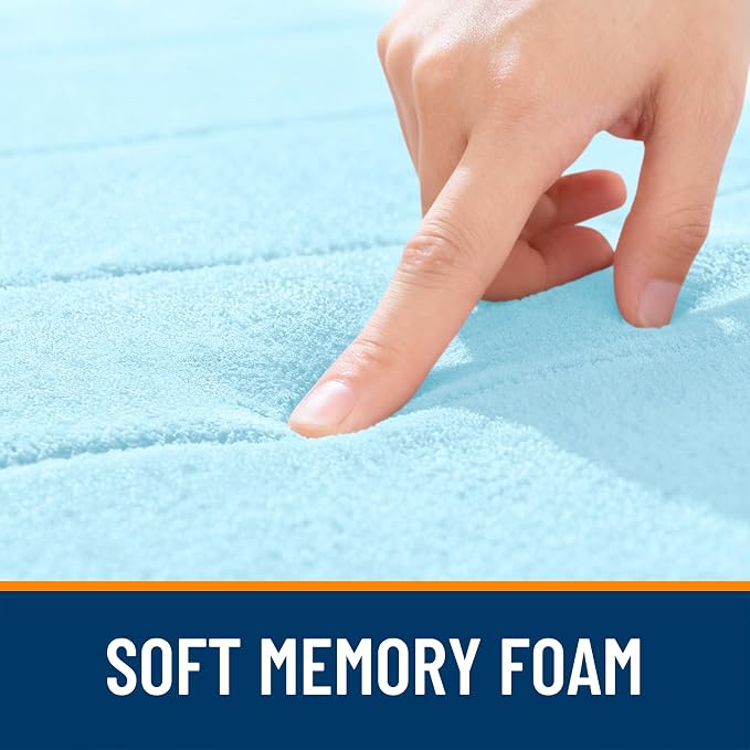 OLANLY Memory Foam Long Bathroom Rugs Runner 47x17, Super Soft Absorbent Bath - Image 5