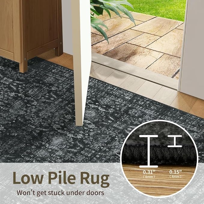 Rugxara Entryway Rug Door Mat, Washable Samll 2x3 Rug, Non Slip Area Rugs - Image 6