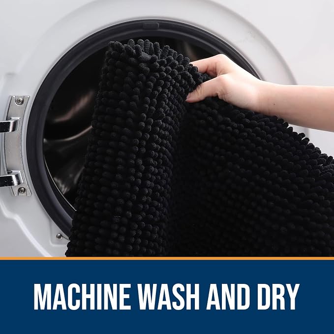 OLANLY Dog Door Mat for Muddy Paws 30x17, Absorbs Moisture and Dirt, Absorbent - Image 5