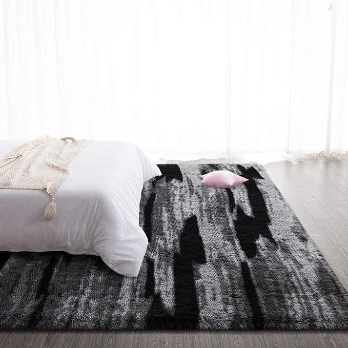 TWINNIS Super Soft Shaggy Rugs Fluffy Carpets, 4x5.9 Feet, Indoor Modern Plush - Image 5