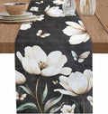Farmhouse Floral Table Runners 70 Inches Long, Cotton Linen Fabric Table Runner by Edwiinsa