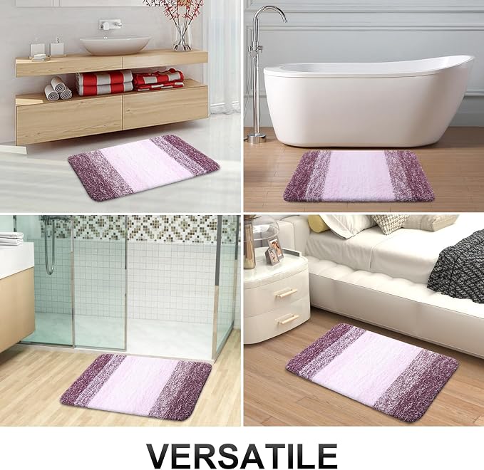 OLANLY Large Bathroom Rugs Mat 50x30, Extra Soft Absorbent Microfiber Bath Rugs - Image 6