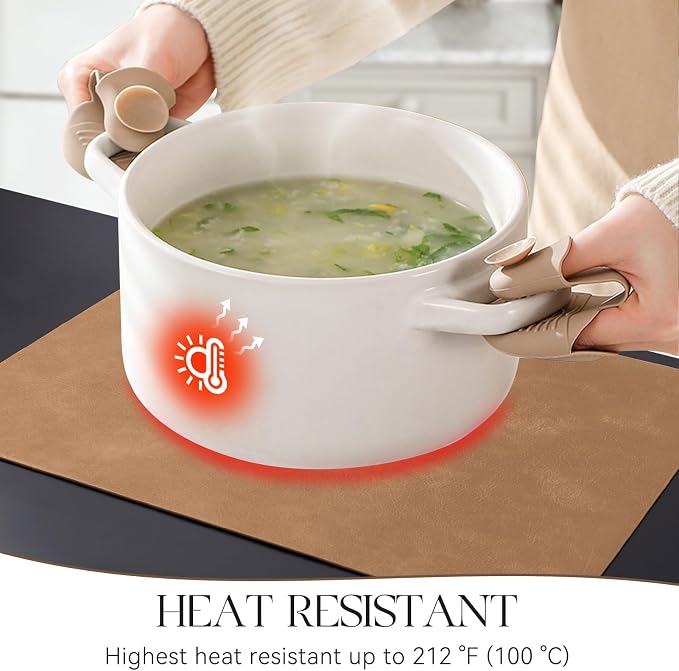 MOSAYT Vinyl Placemats Set of 6-12 X 17 Inch - Image 3