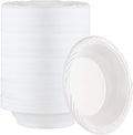 400 Count Disposable 18 ounce White Plastic Soup Bowls by PLASTICPRO