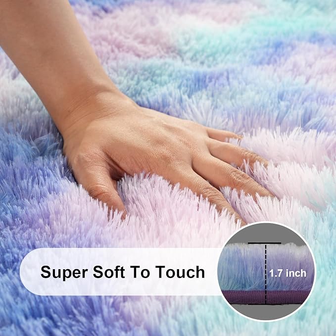 Area Rugs 9x12 Living Room, Large Fluffy Rugs - Image 2
