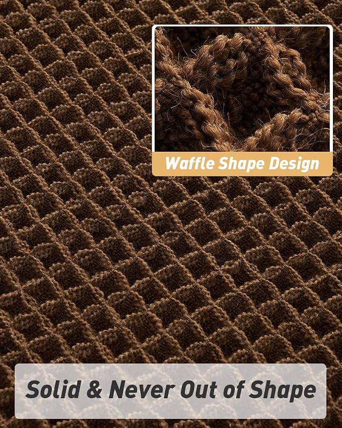 AMOAMI Upgraded Waffle Bath Mat, Super Absorbent Non Slip Bath Mats - Image 5