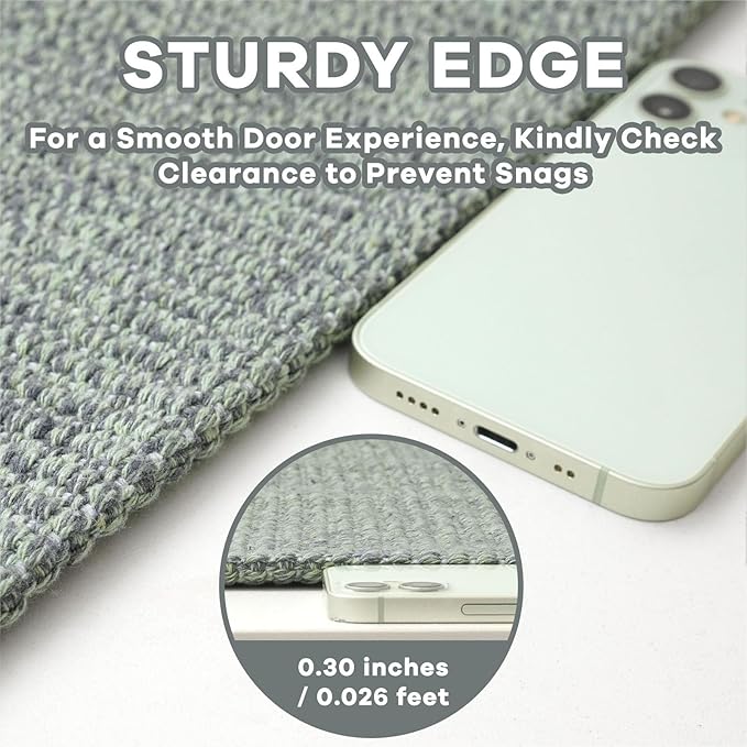 EARTHALL Washable Area Rug 3x4 Ft Non Slip Rugs - Image 2
