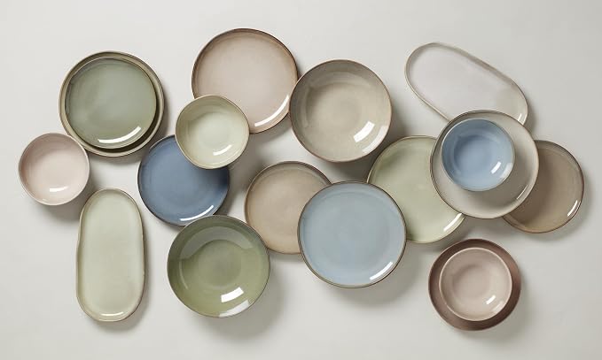Oneida 897208 Organic Shades 12-Piece Dinnerware Set - Image 14