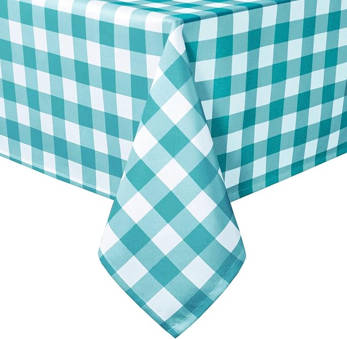 60 x 102 Inch Checkered Tablecloth Rectangle by Hiasan