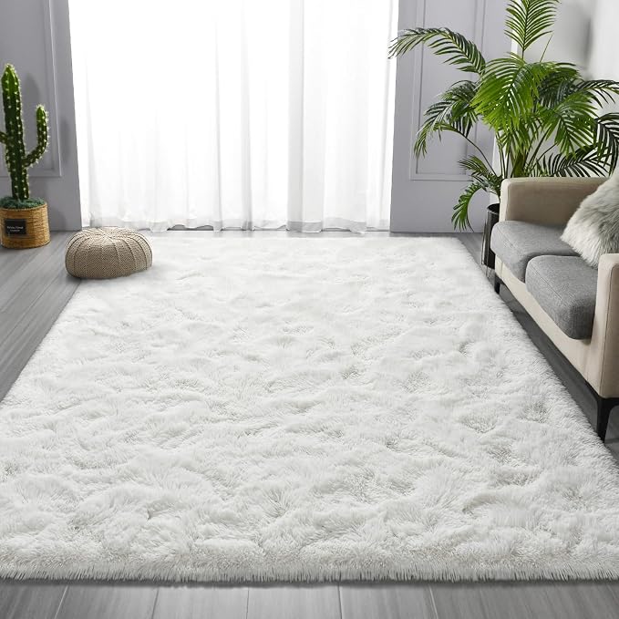 Deerhoo Large Shag Area Rugs 9 x 12, Plush Fuzzy Rugs - Image 2