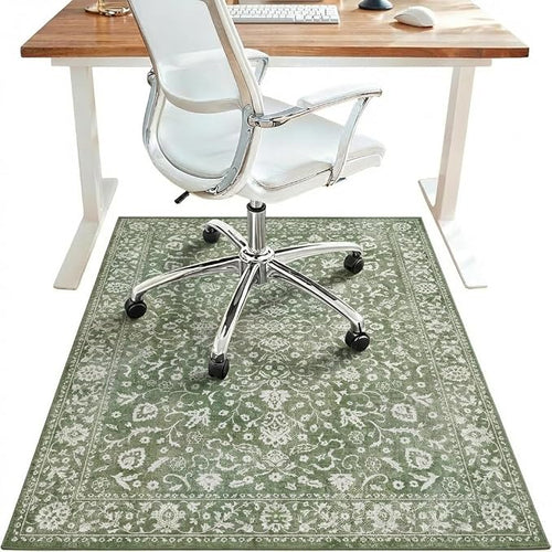 36"x48" Office Chair Mat for Hardwood Tile Floor, Under Desk Carpet Protector by BESBLEE