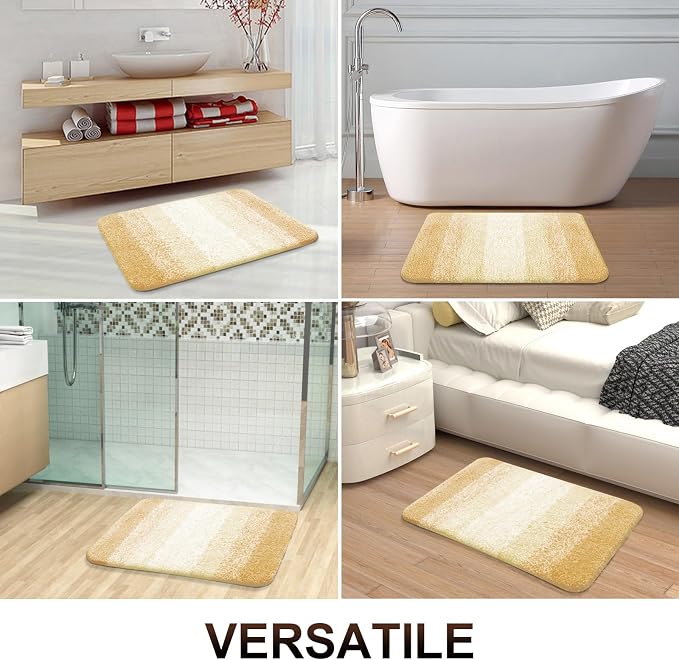 OLANLY Bathroom Rugs Mat 36x24, Extra Soft Absorbent Microfiber Bath Rug - Image 7