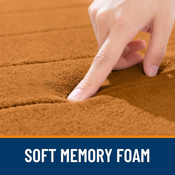 OLANLY Memory Foam Long Bathroom Rugs Runner 47x17, Super Soft Absorbent Bath - Image 5
