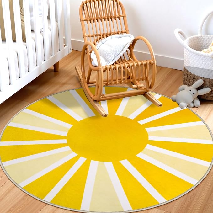Lahome Round Area Rugs 5Ft - Image 6