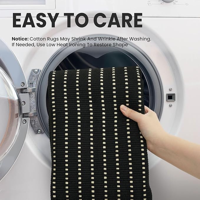 EARTHALL Washable Area Rug 3x5 Ft Non Slip Rugs - Image 3