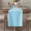 Baby Blue Table Runner, Waterproof Washable Runners 36 Inches Long | Reusable by KAIPHO