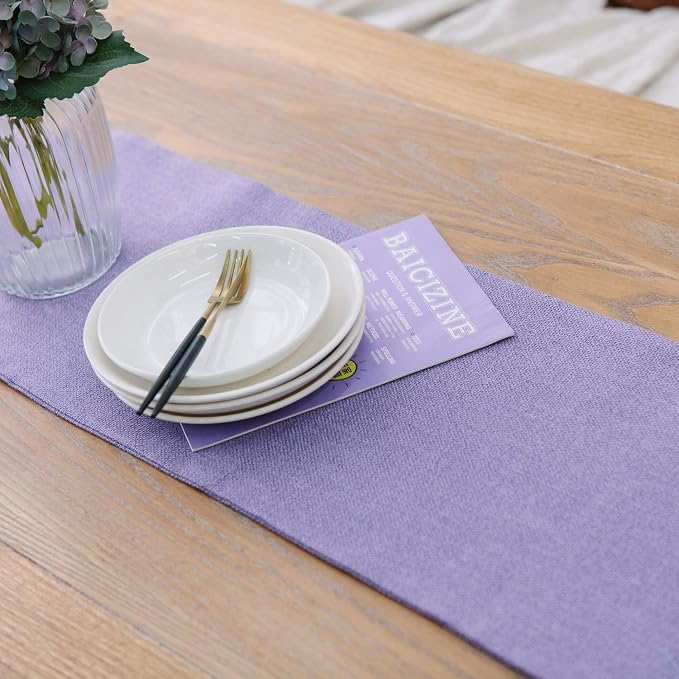 2 Piece Fabric in 1, Dining Table Runner 12 x 90 inches Kitchen Room Dinner - Image 3