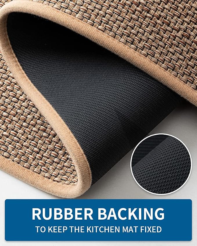 MontVoo Kitchen Rugs and Mats, Washable Non-Skid Kitchen Mats - Image 5