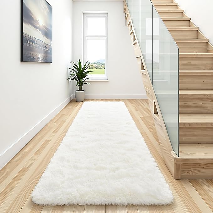 BENRON Soft Runner Rugs for Bedroom 2x8, Washable Long Runners for Hallway - Image 4