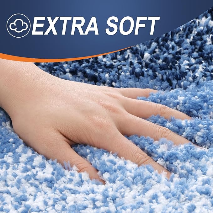 OLANLY Large Bathroom Rugs Mat 45x27, Extra Soft Absorbent Microfiber Bath Rugs - Image 3