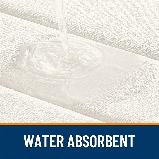 OLANLY Memory Foam Bath Mat 40x24, Super Soft Absorbent Bathroom Rugs, Quick Dry - Image 4