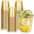 KesaPlan 100Pcs 12oz Gold Plastic Party Cups, Disposable Wine Cocktail Cups | by KesaPlan