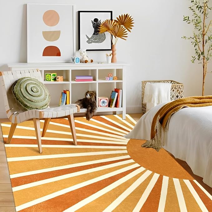 Lahome Boho Area Rug: 5'x7' Machine Washable & Non-Slip - Image 5