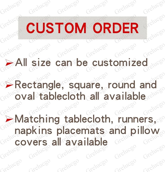 Grelucgo Handmade Hemstitched Polyester Rectangle Table Runners Dresser Scarves - Image 7