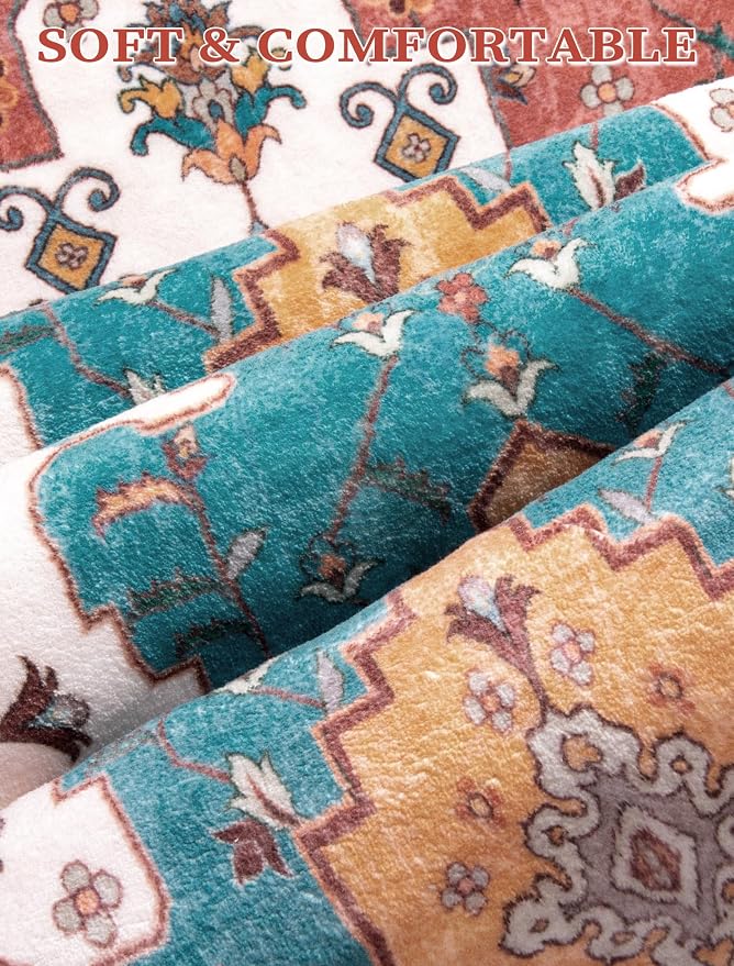 SERISSA Boho Washable Runner Rug - Image 4