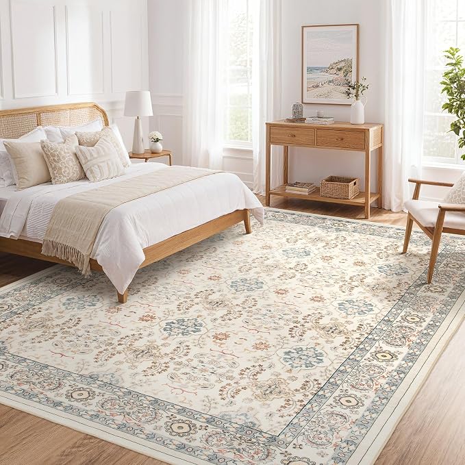 Vintage Living Room Area Rug 5x7 - Image 9