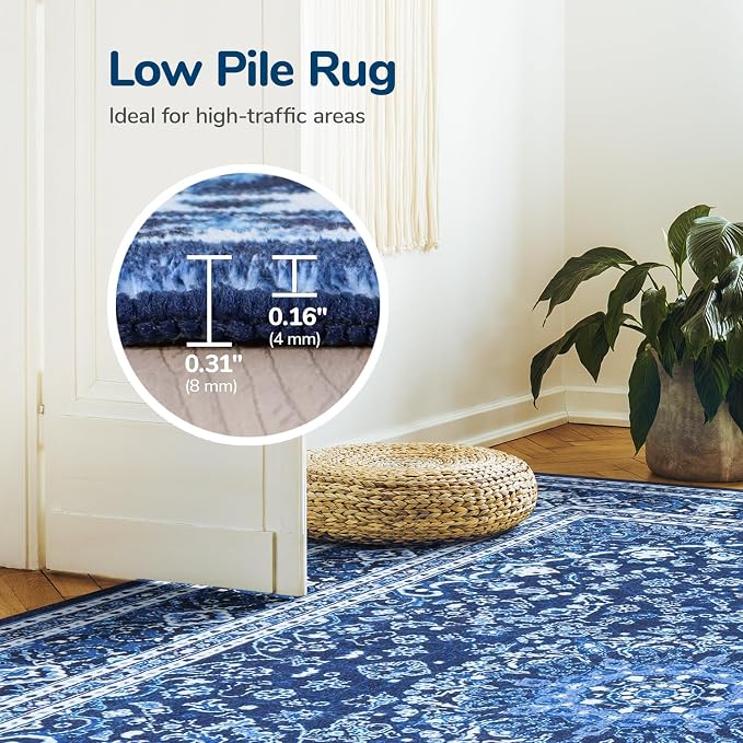 Lessymo Machine Washable Area Rug 5x7 - Image 8