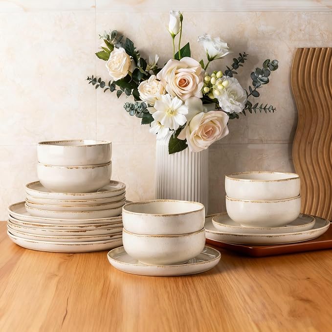 AmorArc Stoneware Dinnerware Sets - Image 7