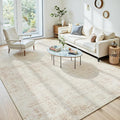 5x8 Area Rugs for Living Room Washable Rug: Anti-Skid Abstract Modern Living by Crority