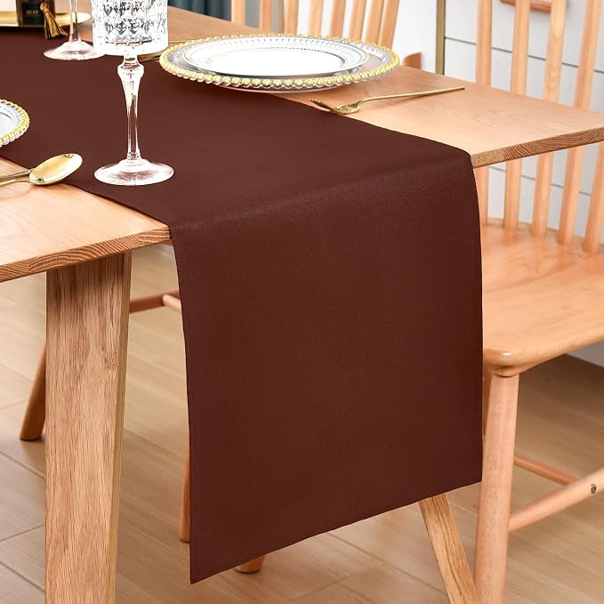 Farmhouse Chocolate Table Runner Dining Table Runners 72 Inches Long Coffee by Wolkemer