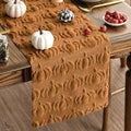 Artoid Mode Caramel Soft Faux Fur Pumpkins Fall Table Runner 13x108 Inch | by ArtoidMode