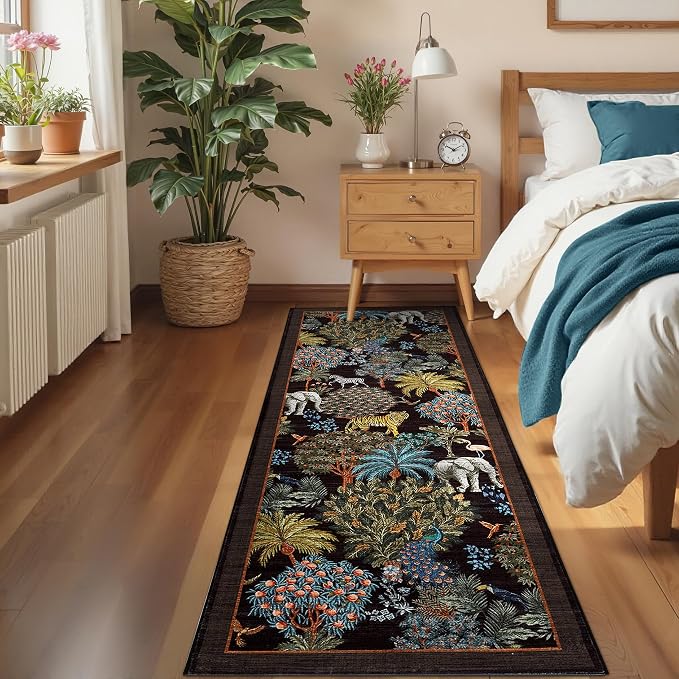 GarveeHome Jungle Rug 2.5x10 Kitchen Runner Rug Non Slip Washable Runners - Image 3