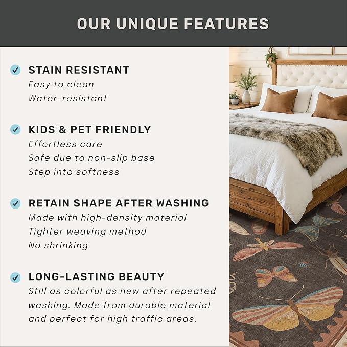 Hazo Haus 2x10 Hallway Runner Rug, Stain Resistant Non Slip Kitchen Floor Carpet - Image 6
