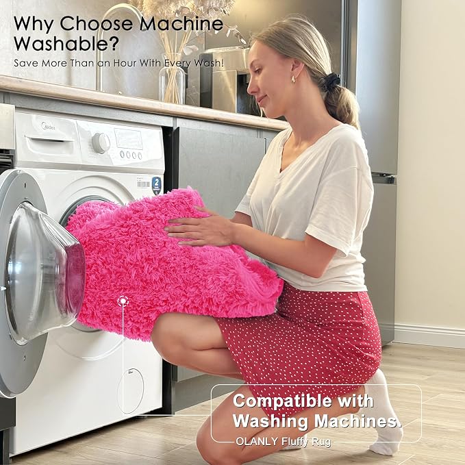 OLANLY 5x7 Machine Washable Large Area Rugs - Image 2