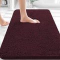 OLANLY Bathroom Rugs 32x20, Extra Soft Absorbent Chenille Bath Rugs, Rubber by OLANLY