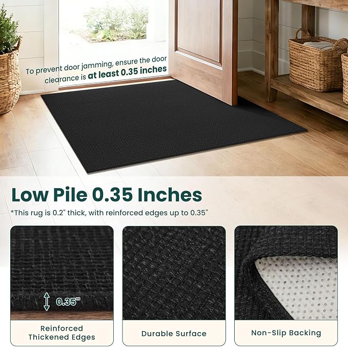 KOZYFLY Runners for Hallways 2x6 ft Washable Kitchen Runner Non Slip Rubber - Image 4