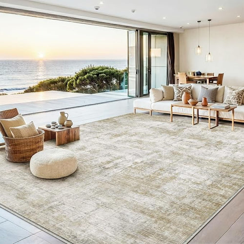 10x14 Area Rugs Washable Living Room Rug-No Slip Soft Carpets Modern Abstract by Unknown