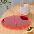 Acrylic Coaster Decorative Plates, Office Desk Accessories by Leadiy