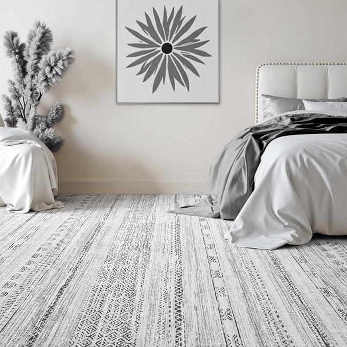 9x12 Area Rugs for Living Room Machine Washable Rug Distressed Indoor Carpet - Image 4